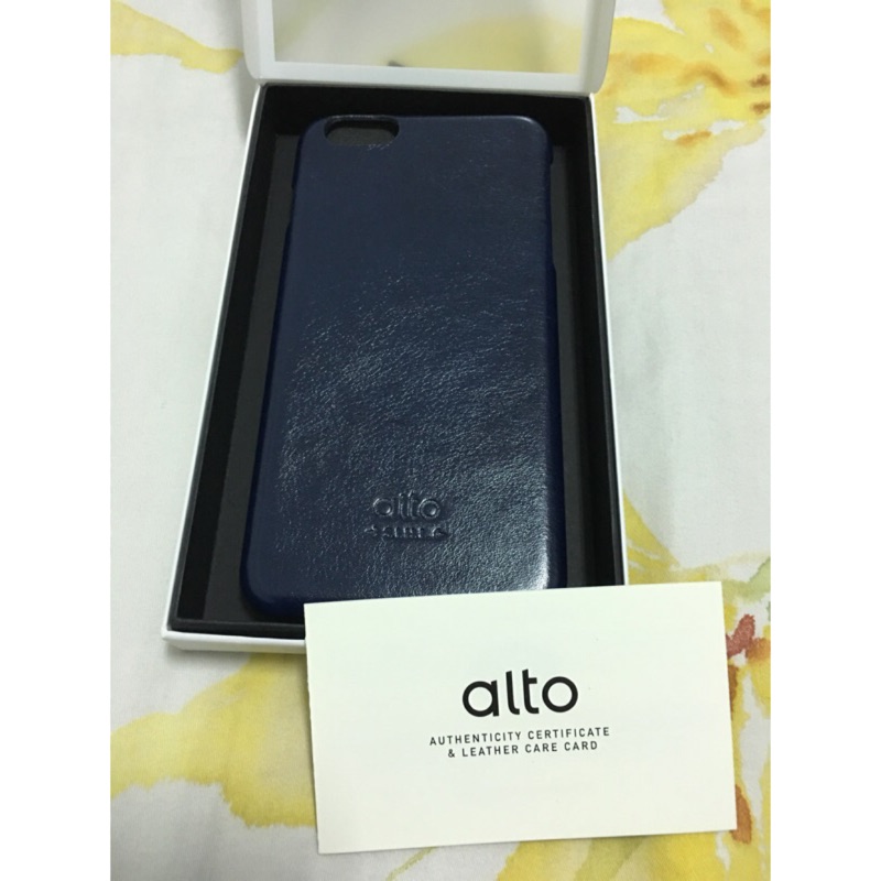 Alto iPhone 6s Plus 「全新」海軍藍真皮手機殼（原價1880元）