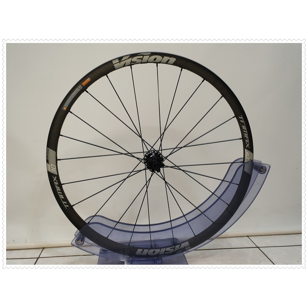 (買碟煞輪組送陶瓷培林送新 ZK內外胎) VISION TRIMAX 30KB DISC 碟煞輪組-全能型鋁合金輪組
