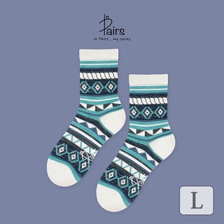 in Pairs中筒水之圖騰毛襪/ L eslite誠品