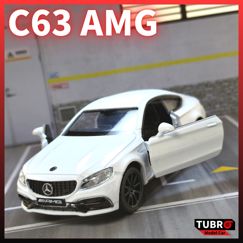 【TURBO模型車】1/36 賓士 C63 AMG Mercedes-Benz C63 AMG 雙門可開