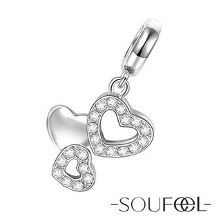 ＊現貨＊soufeel (pandora通用) 索菲爾 925 純銀 串珠 浪漫愛情 charm (全店三件免運)