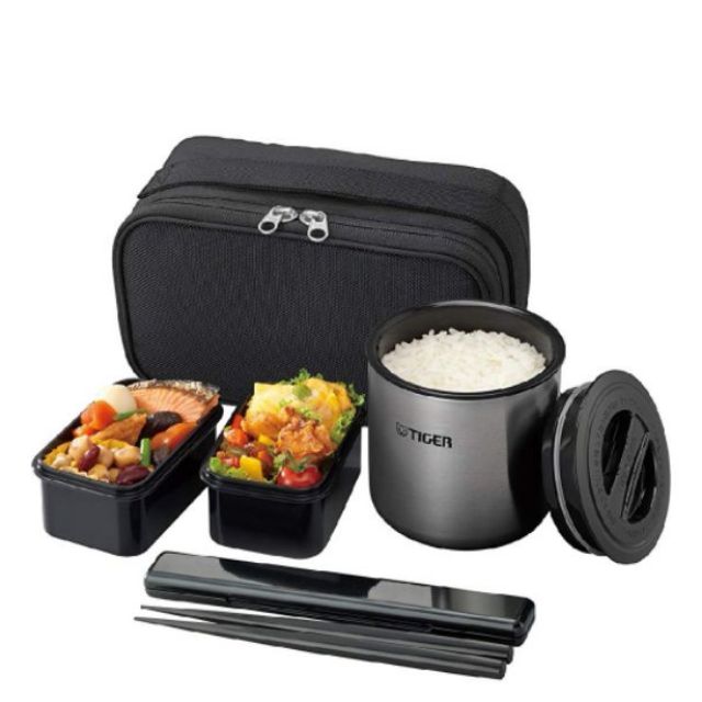 TIGER 虎牌 保溫便當盒 日本代購 LWY-E461 附提袋 保溫飯盒 午餐盒