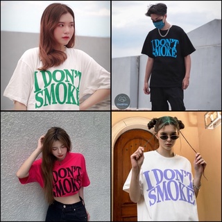 [Conception select tw]官方正品現貨 I DON’T SMOKE 基礎標語印花 Logo 寬鬆 短袖