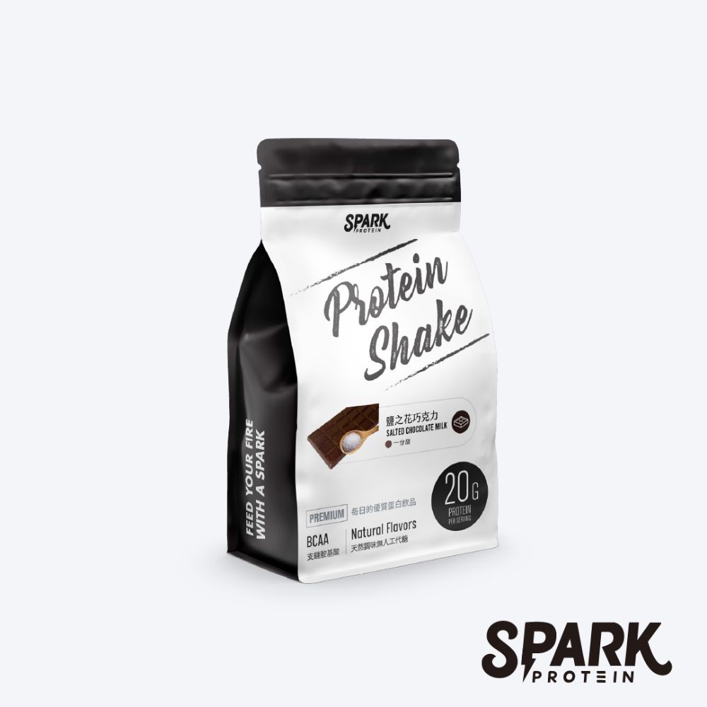 Spark Shake 高纖優蛋白飲 - 1公斤大袋裝｜優質乳清蛋白 清爽無甜/自然一分甜