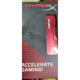 全新 金士頓 HyperX 炫目紅 DDR3-1600 8GB 桌上型記憶體 (hx316c10fr/8)