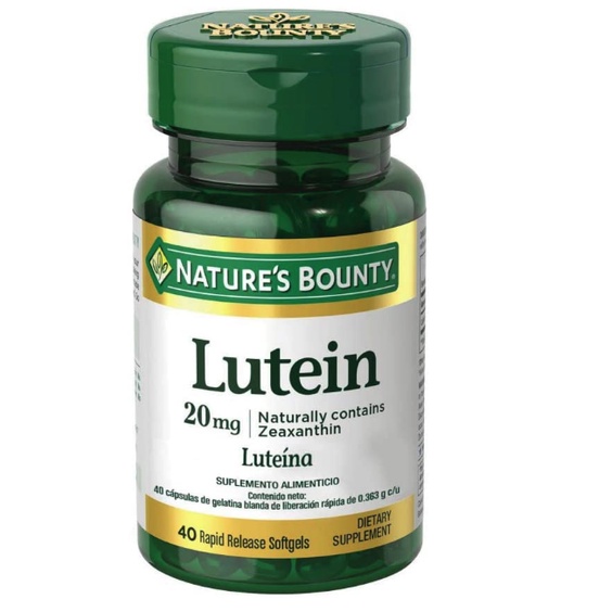 美國代購 Nature's Bounty 自然之寶 Lutein 自然之寶 葉黃素 20mg40粒/40mg30