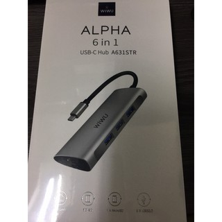 全新 WIWU 擴充轉接器 Type-C 6合1 A631STR