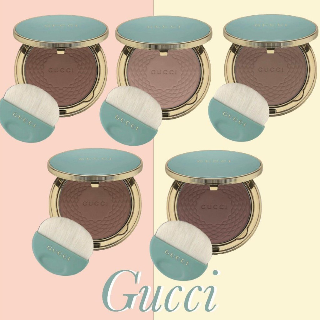 《A’sD 預購🇬🇧正品》Gucci 修容 寶寶融雪藍小Ｖ顏修容餅 湖水藍 修容餅