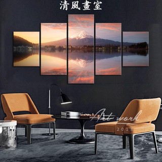 品藝閣款免運富士山日出星空晚霞唯美日本自然景觀風景 蝦皮購物
