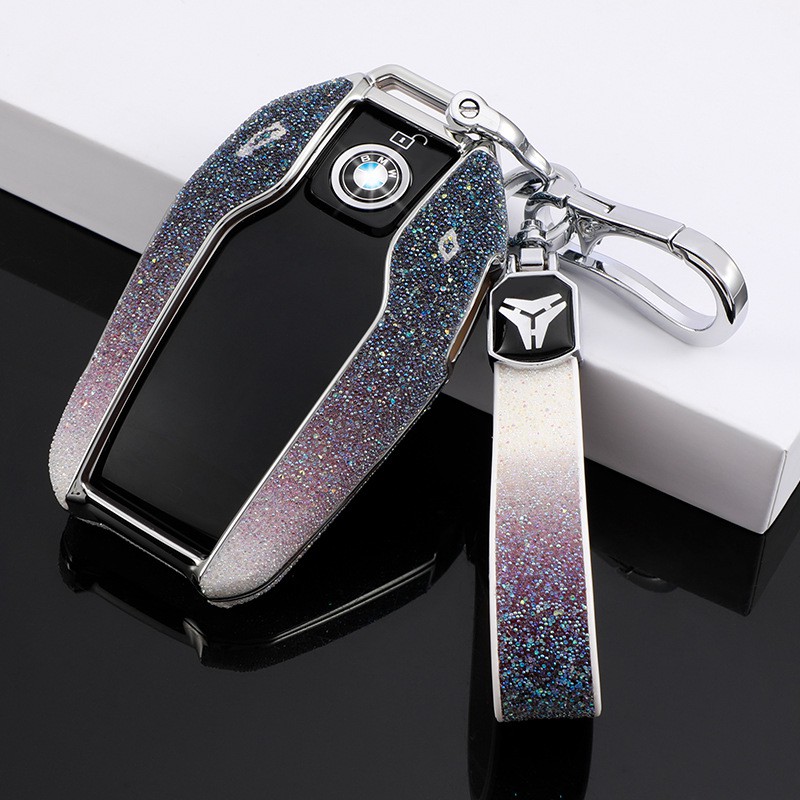 【小符精品】BMW晶鑽鑰匙套 適用於 5系 7系 X3 X4 Z5 530LI 740LI 535LI 寶馬液晶鑰匙保護