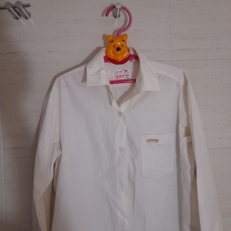 青年國中 | 女制服長袖上衣（9成新） 百力牌 學號已拆❗白襯衫