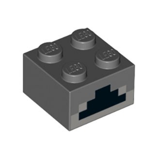 磚家 LEGO 樂高 2x2 brick 印刷 Minecraft Furnace 熔爐 火爐 3003 pb084