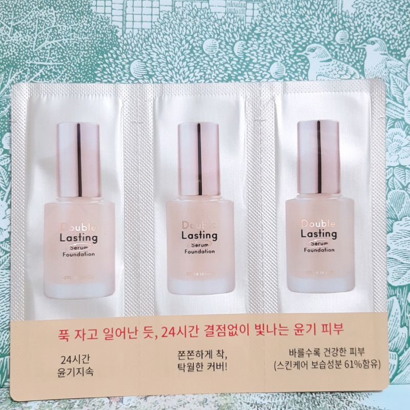 ［Etude house 長效待肌粉底液 1ml］試用包 24小時 持妝 防曬 SPF25 粉霜 氣墊 遮瑕 透亮 光澤