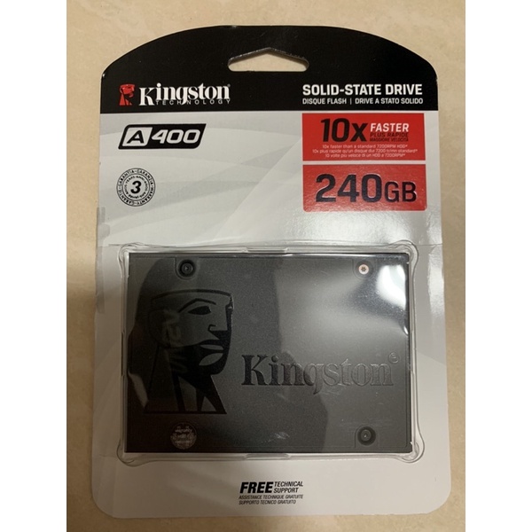 【高雄Home Life】二手保固KINGSTON 金士頓 SSD SA400S37/ 240GB 2.5吋 SATA