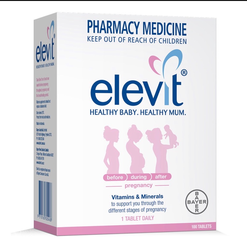 ✨(現貨破盤價喔) 澳洲Elevit 愛樂維孕婦綜合維他命 100顆