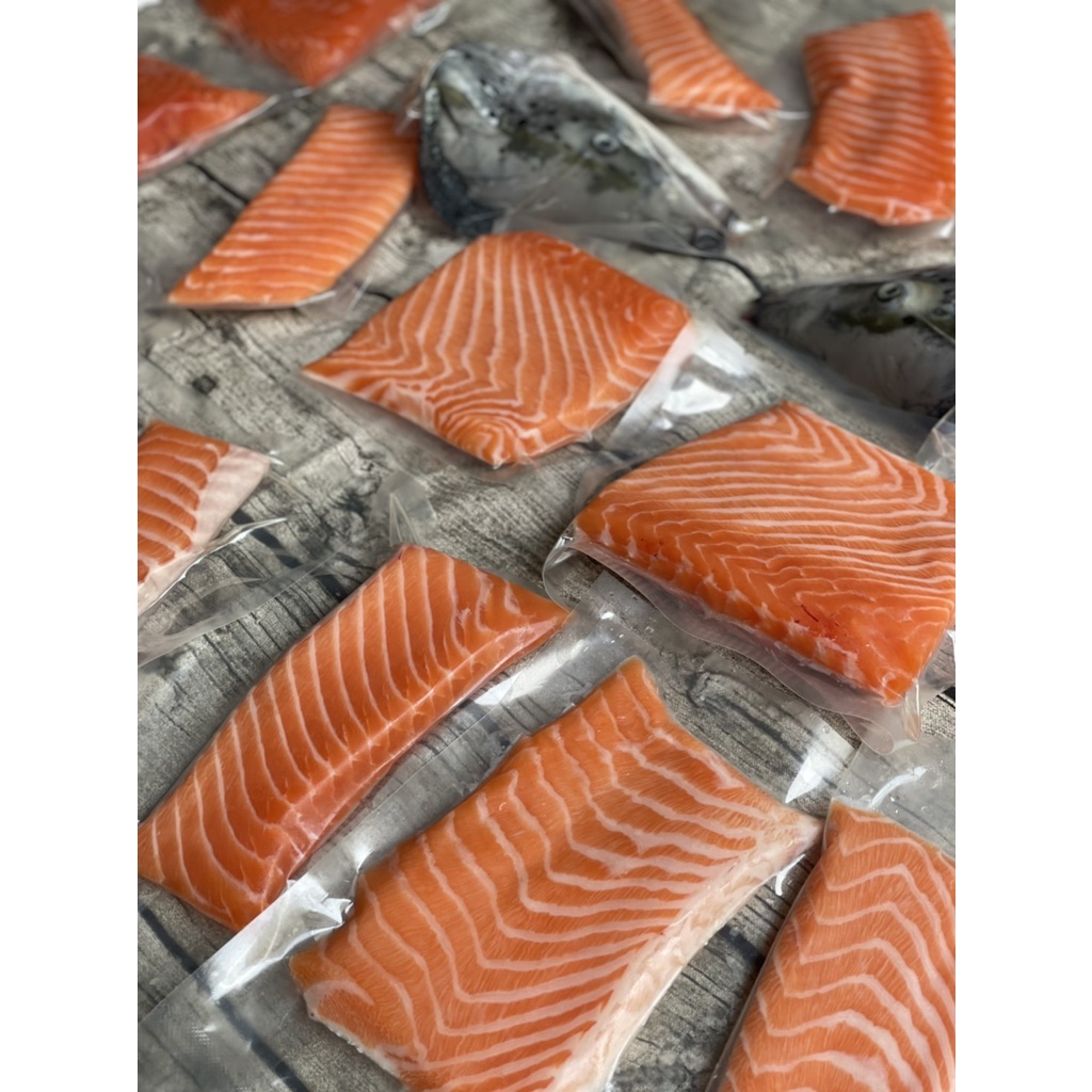 華昇．漁【頂級厚切挪威真空鮭魚】挪威空運直送，吃的到最鮮甜的味道