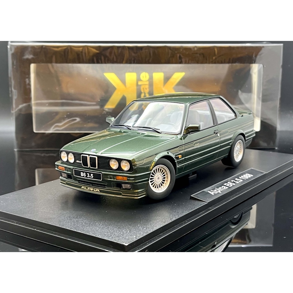 KK scale 1/18 BMW Alpina B6 3.5 E30 1988 green MASH