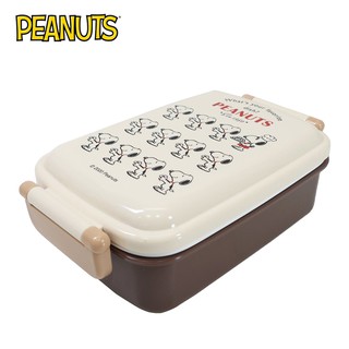 含稅 史努比 單層便當盒 日本製 450ml 分隔便當盒 可微波飯盒 Snoopy Skater 日本正版