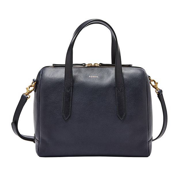 FOSSIL Sydney Satchel 波士頓包-藍色 SHB1978406