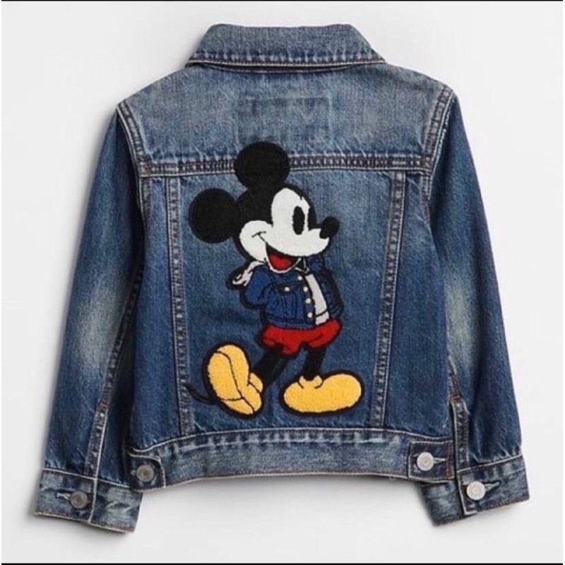 原價2699全新Baby Gap 迪士尼聯名 米奇 Disney Mickey 牛仔外套