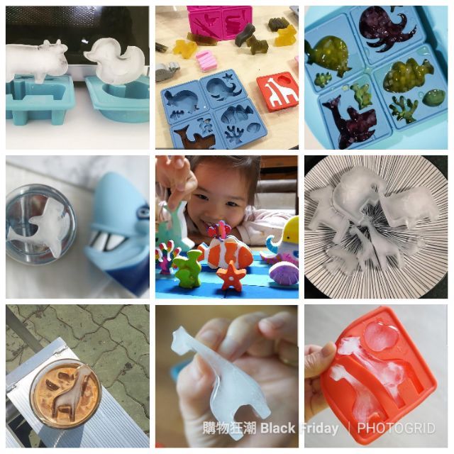 🇰🇷韓國 eeeek 艾克魔塊 Story mold 可愛動物造型模組 食品級矽膠 食品 副食品 冰磚盒