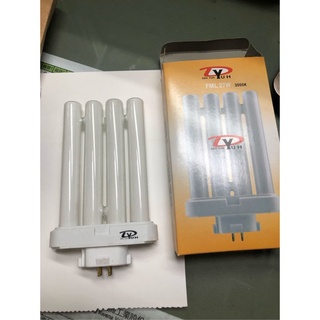 {岱順水電材料}PP燈 四管燈 代用品 FML 27W PL-F-4P 白光 BB燈管 飛利浦 3M 檯燈 書桌燈