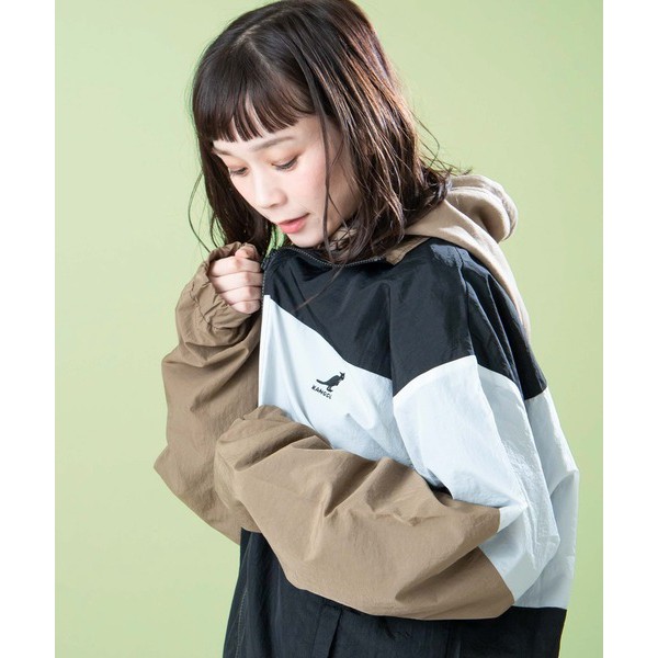 【Geometry】KANGOL JACKET 復古夾克 風衣 外套  夾克 運動 運動外套 雙色 日本 袋鼠