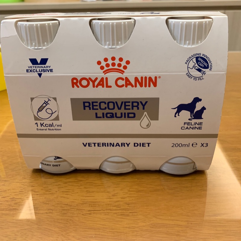 皇家Royal Canin Recovery Liquid ICU營養液-康復期重症特別護理(猫犬用)200ml