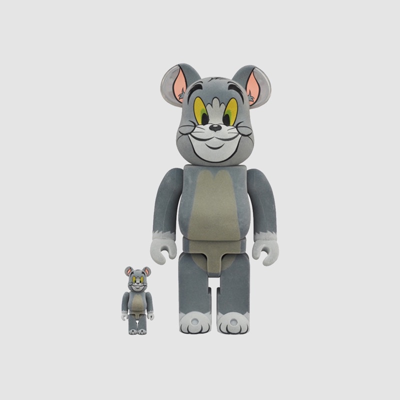 [現貨X快速出貨] BE@RBRICK TOM &amp; JERRY FLOCKY ver. (湯姆貓與傑利鼠/庫柏力克熊)