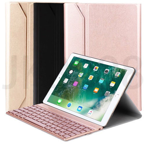 Powerway For iPad Air 3/Pro10.5吋專用尊典型鋁合金超薄藍牙鍵盤皮套組/免運費/七彩透光