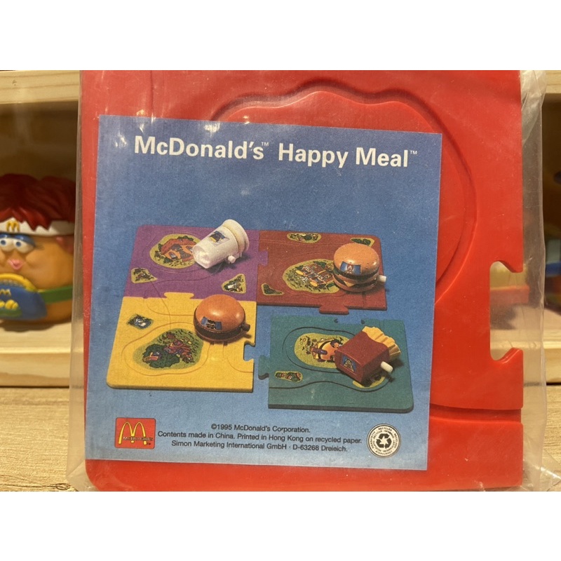麥當勞 早期 食物造型 發條車 薯條 漢堡 吉士堡 飲料 發條玩具