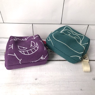 日本 神奇寶貝 寶可夢 刺繡 提把 手拿包 鑰匙包 零錢包化妝包感應卡悠遊卡萬用包小物收納包神奇寶貝中心周邊商品