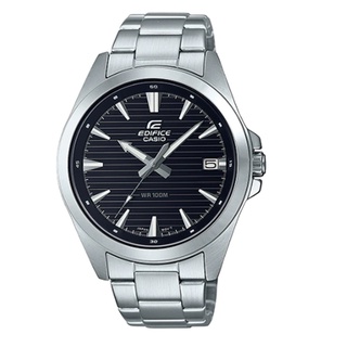 CASIO EDIFICE 經典款簡約計時日曆腕錶 EFV-140D-1A