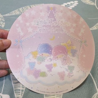 Sanrio 三麗鷗 雙子星 雙星仙子 Kiki Lala 15cm 貼紙 大貼紙 圓盤貼紙