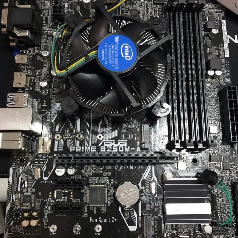 Asus b250m-a加g4400