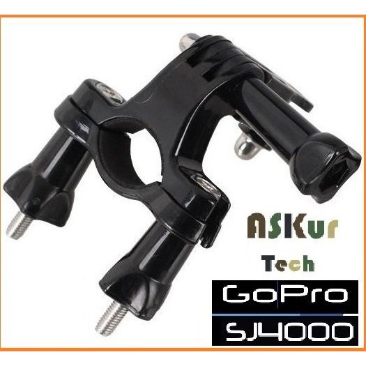 【Askur】 GOPRO 3 4 5 6 7 8 9 SJ4000 副廠配件 固定支架 單車自行車 1.9-3.5cm