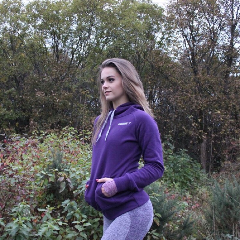gymshark women's crest hoodie
