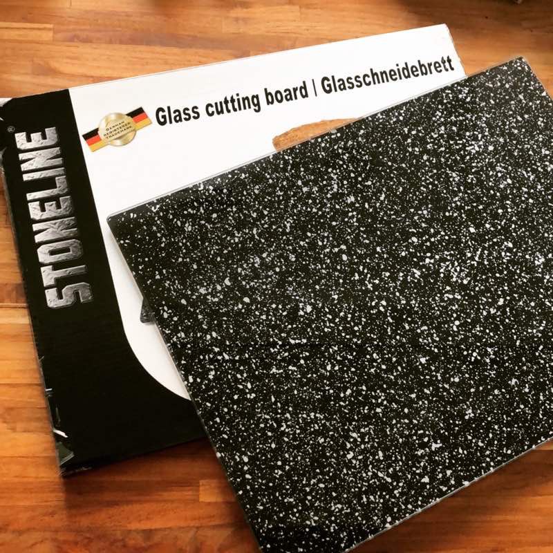 全新 德國 STONELINE 玻璃砧板 大 強化玻璃 切菜板 食物擺盤 玻璃 砧板