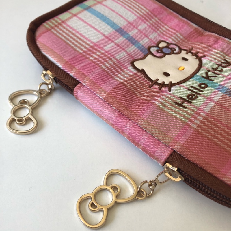 英倫風～ Sanrio Hello Kitty英倫風多功能布筆包
