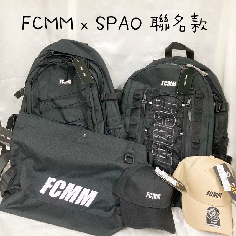 現貨🇰🇷⭕️韓國聯名商品⭕️ FCMM X SPAO 後背包 韓國後背包 斜背包 潮牌 老帽 包 外出包