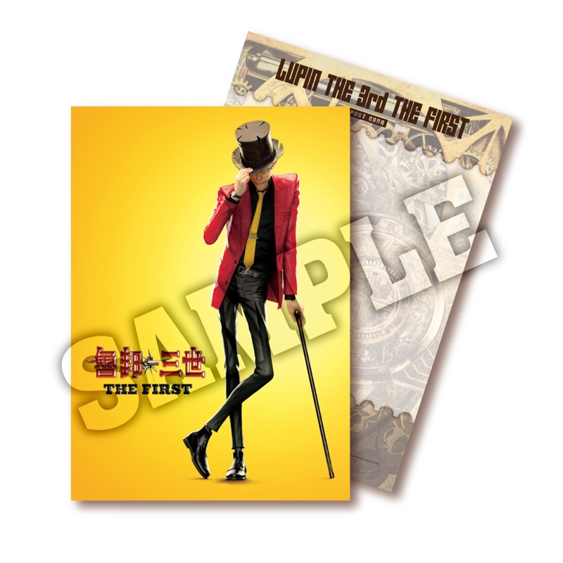 魯邦三世 THE FIRST 明信片 書籤 合售 電影 劇場版 LUPIN THE 3rd