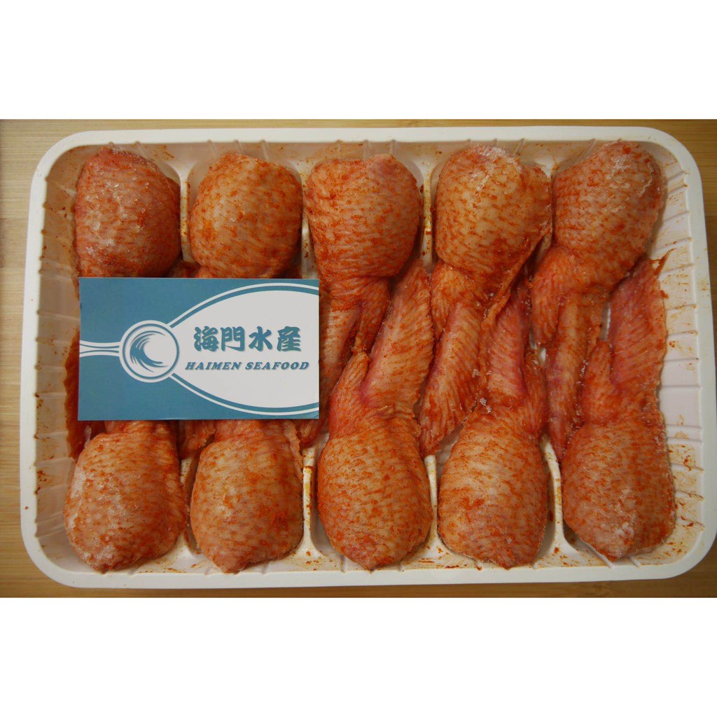 海門水產 明太子雞翅 手羽先390元 500g 10 10隻 另有分裝5隻販售 蝦皮購物
