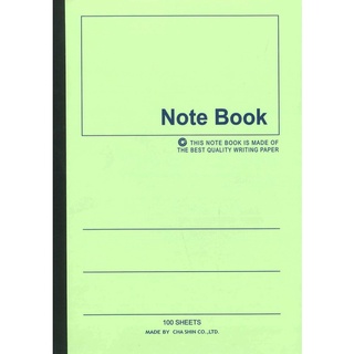 摩斯小舖~加新標準平裝筆記系列~3PF25100 25K綠色平裝筆記 100入 100頁筆記本 A5 橫線