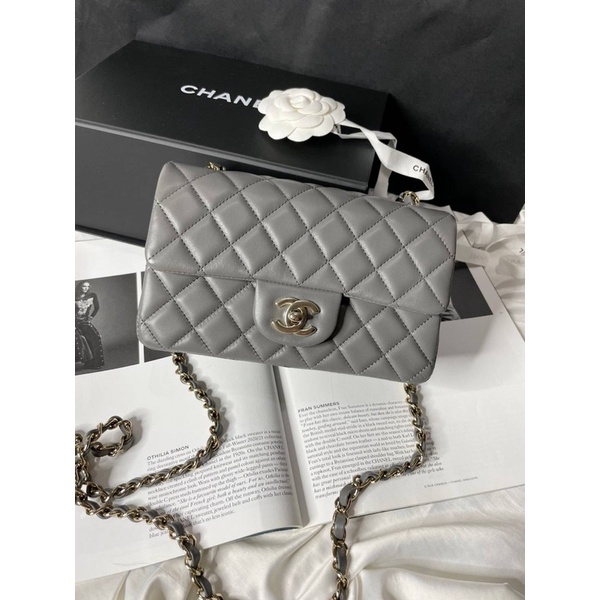 Chanel cf 20 深灰/淺灰 金釦 兩個灰都各有所好都很美🥰 正品代購歐洲代購