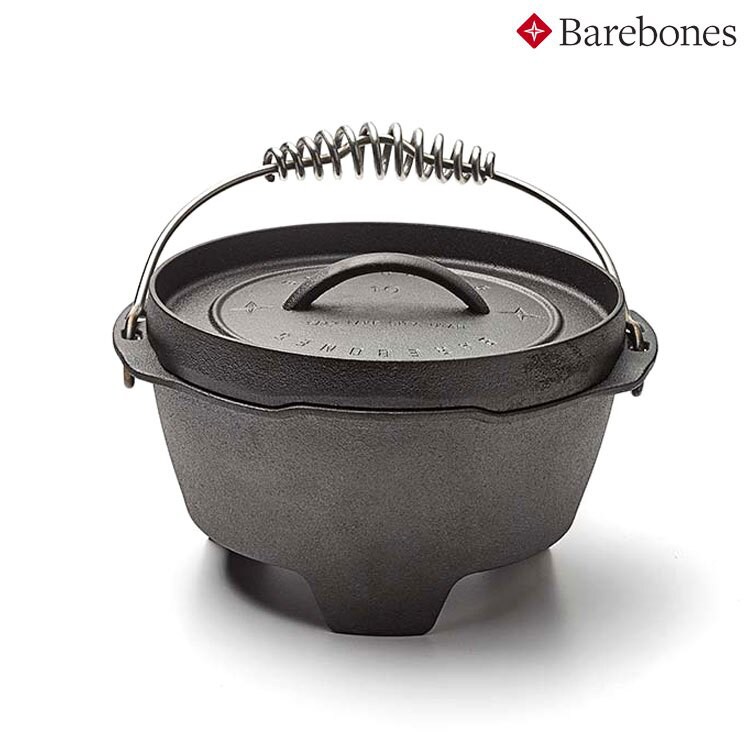 【OUTDOORZ 我不在家】Barebones-10吋鑄鐵鍋荷蘭鍋 CKW-307