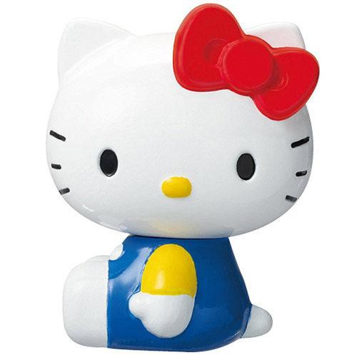 汐止 好記玩具店 Metacolle 合金人Sanrio Hello Kitty 藍 TP86525 金屬製 原價350