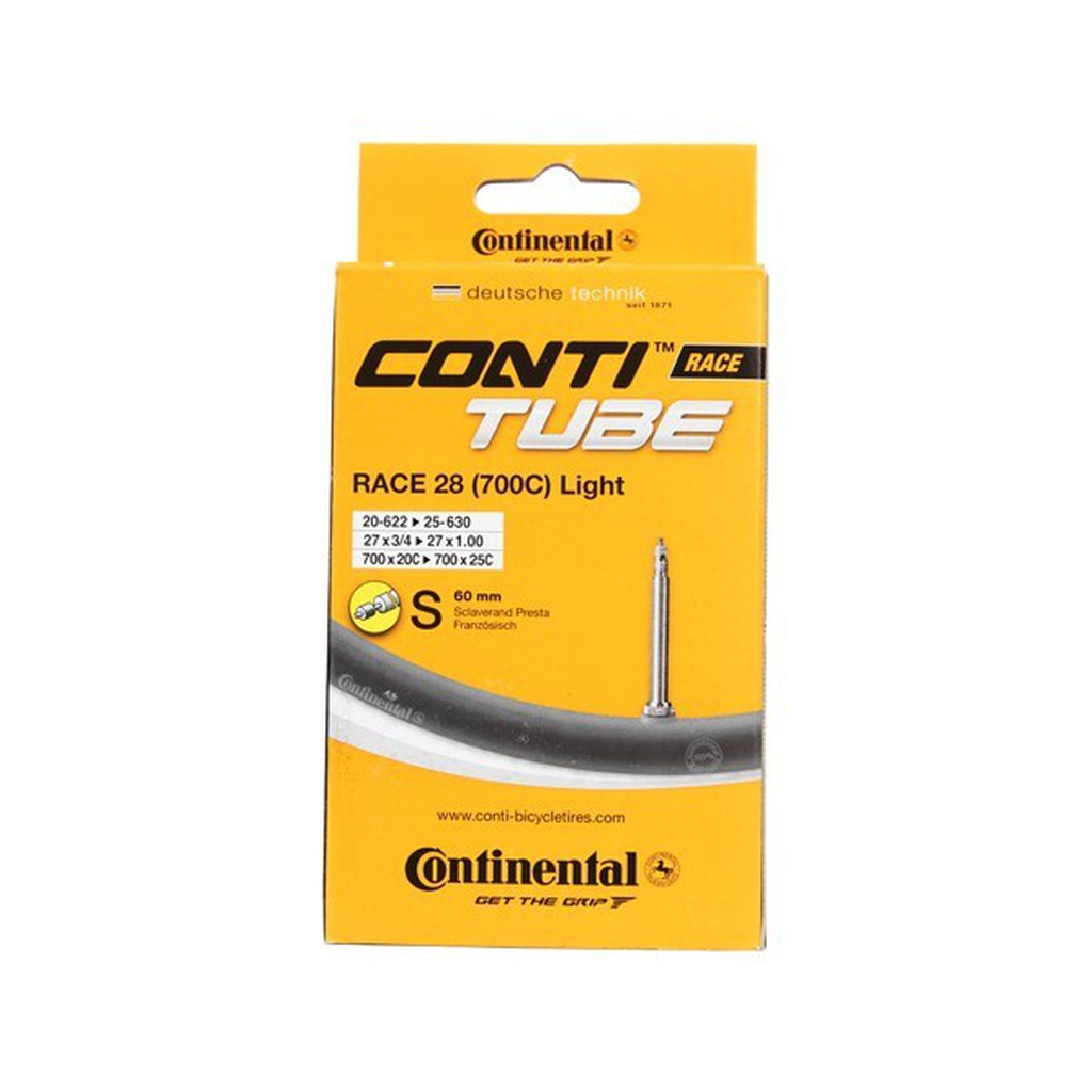 胖虎單車 馬牌 Continental Race 28 Light 輕量化公路車內胎 (42 60 80mm法嘴)