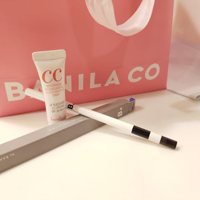 全新banila co黑色眼線筆贈10ml CC霜