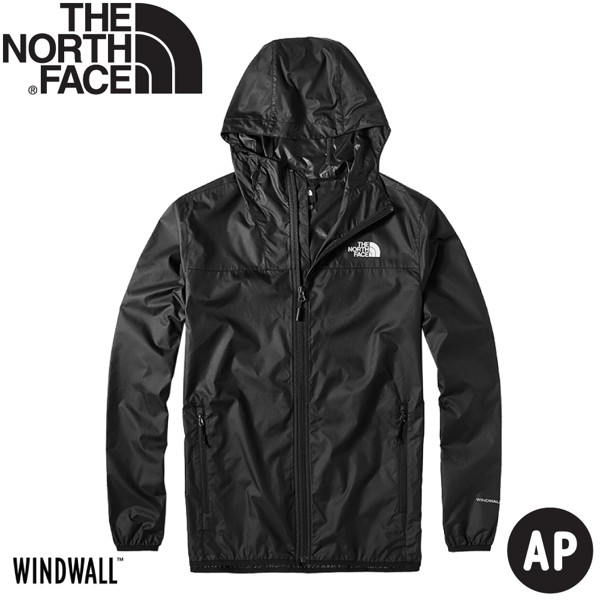 【The North Face 男 防風外套《黑》】4NC5/連帽風衣/運動外套/薄外套/悠遊山水