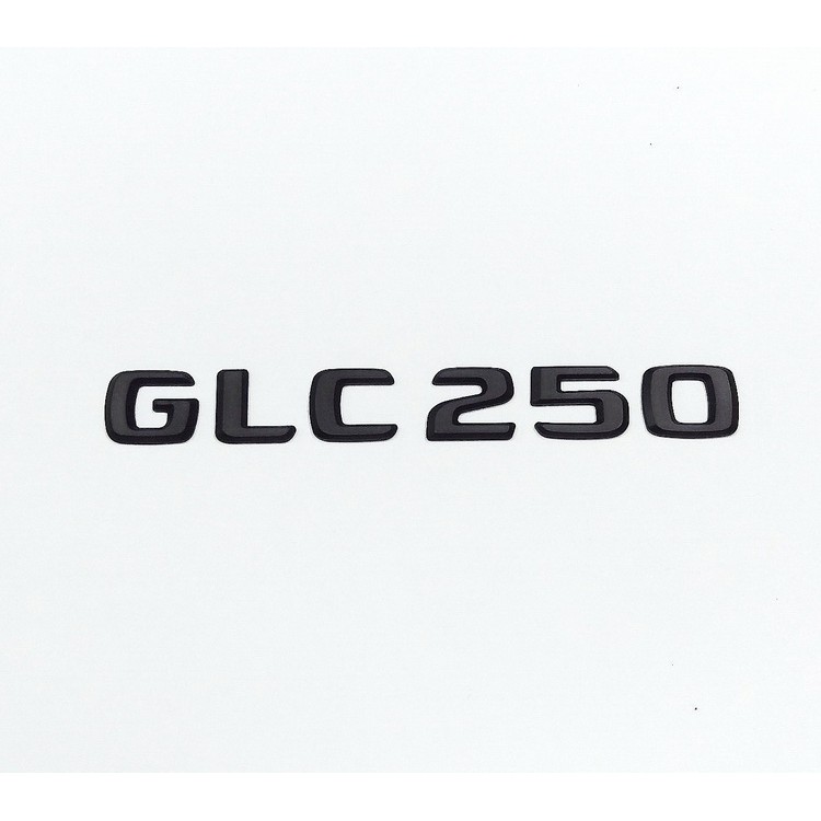 圓夢工廠 Benz 賓士 GLC X253 C253 GLC250 2015~2019 後車箱 尾門字貼字標車標 消光黑